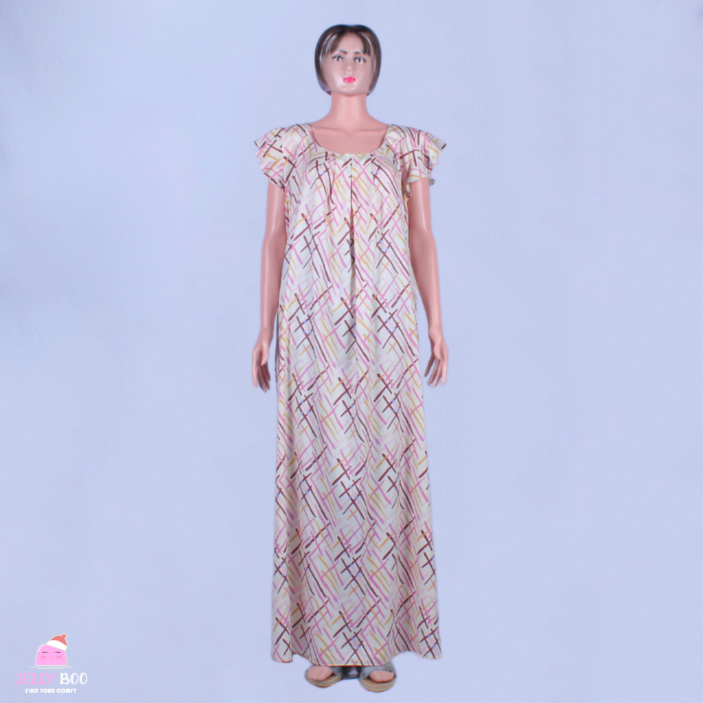 Daster Home Dress Panjang Sydney / Daster Katun Jepang Premium / Daster Viral Jelly Boo