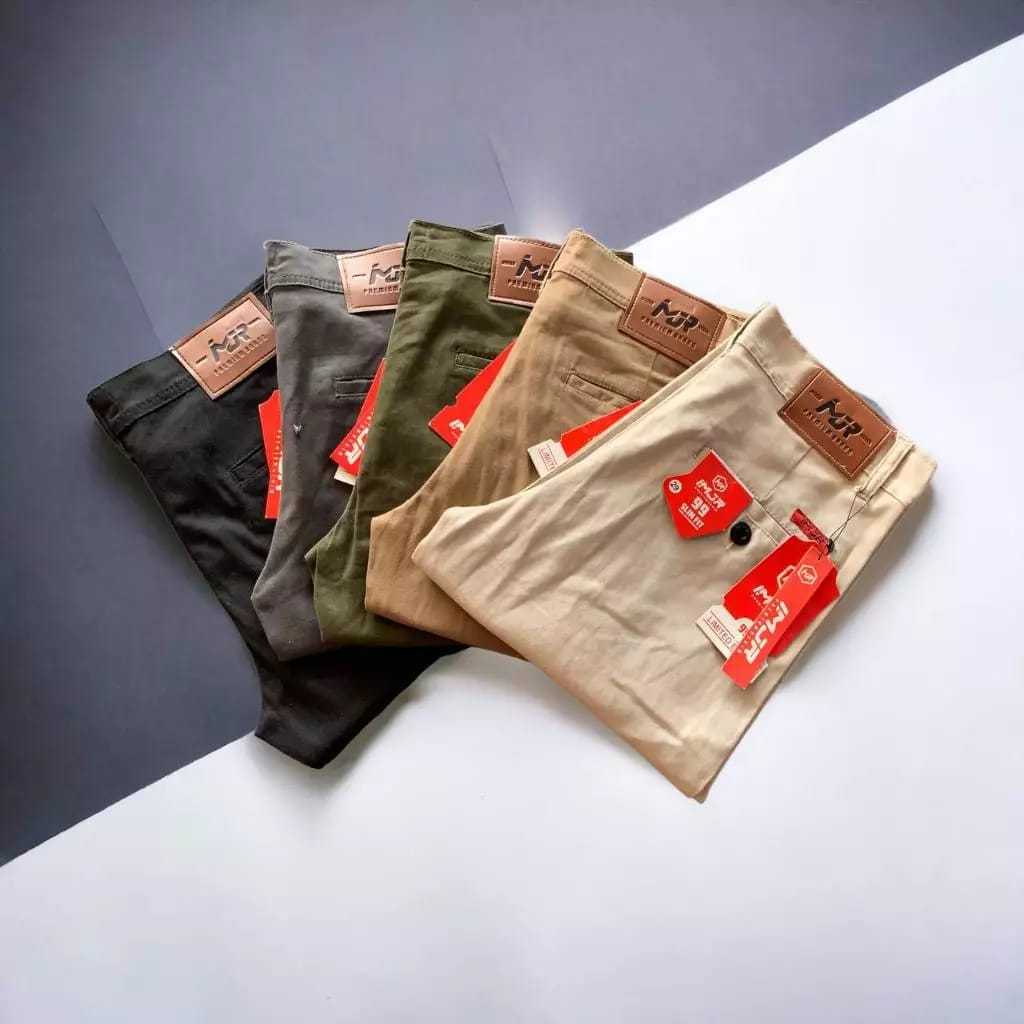 Celana Chinos Pria Panjang Original Slim Fit