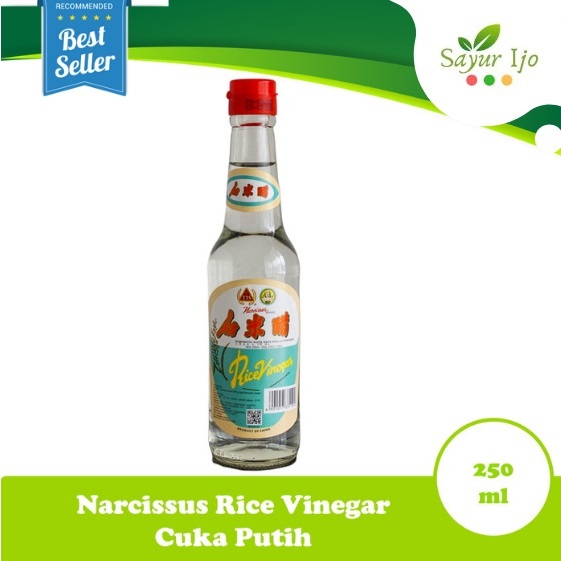 

Narcissus Rice Vinegar 250 ML / Botol Cuka Beras Putih Asli White Narcisus TTS