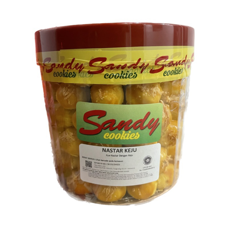 Sandy Cookies Mini Toples - Nastar Keju