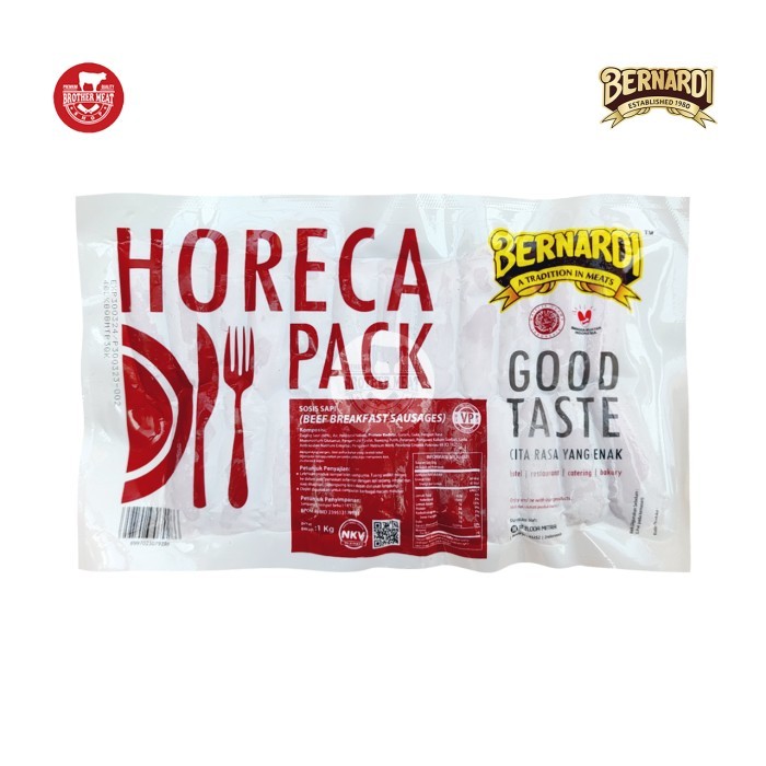 

Bernardi Horeca Pack Beef Breakfast 1Kg Vp