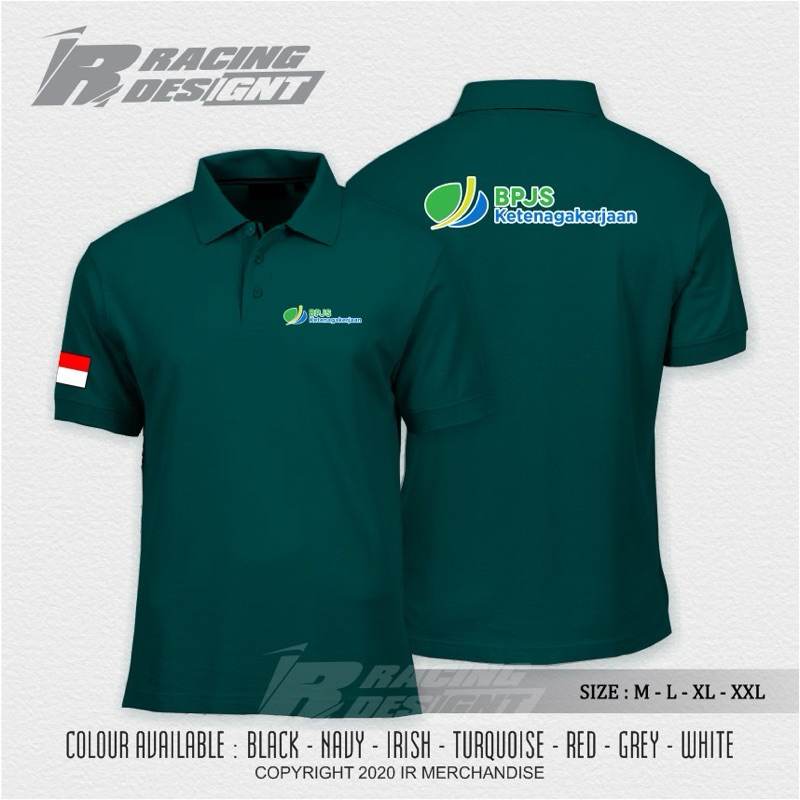 KAOS KERAH POLO/ POLOSHIRT BPJS KETENAGAKERJAAN TERBARU