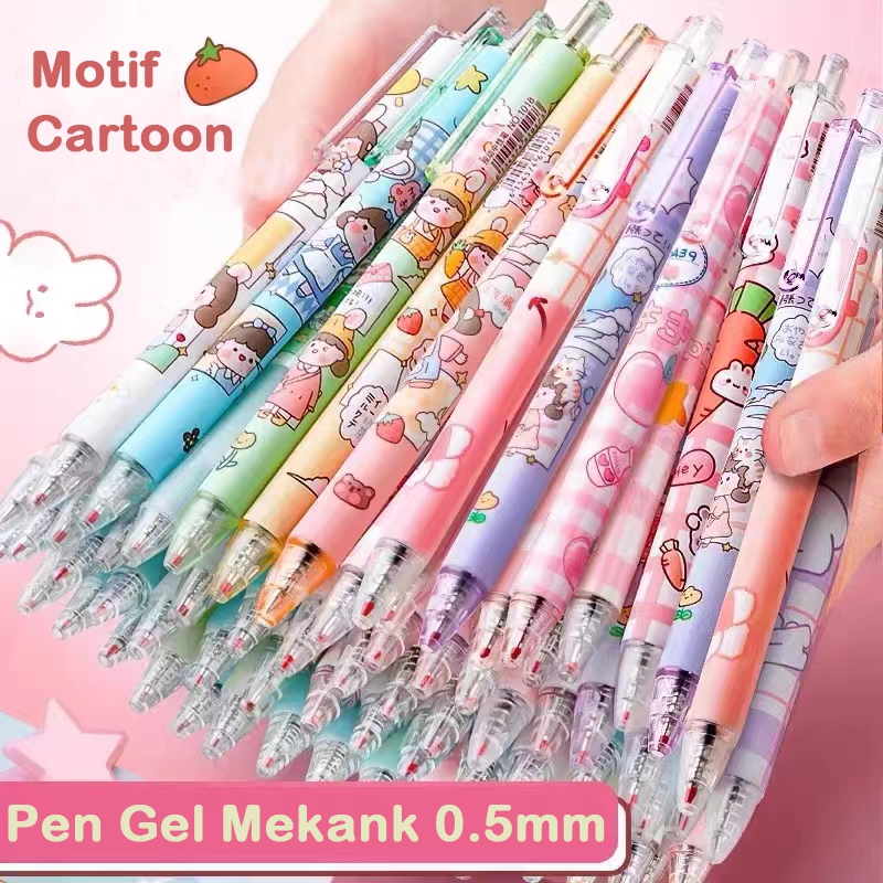 

Pulpen Gel Mekanik Motif Cartoon /Pen Gel Mekank 0.5mm - Stazionario