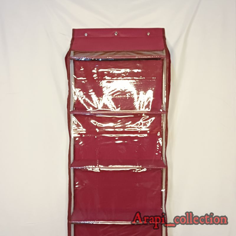 rak tas gantung / rak tas gantung resleting / rak tas gantung jumbo tebal premium
