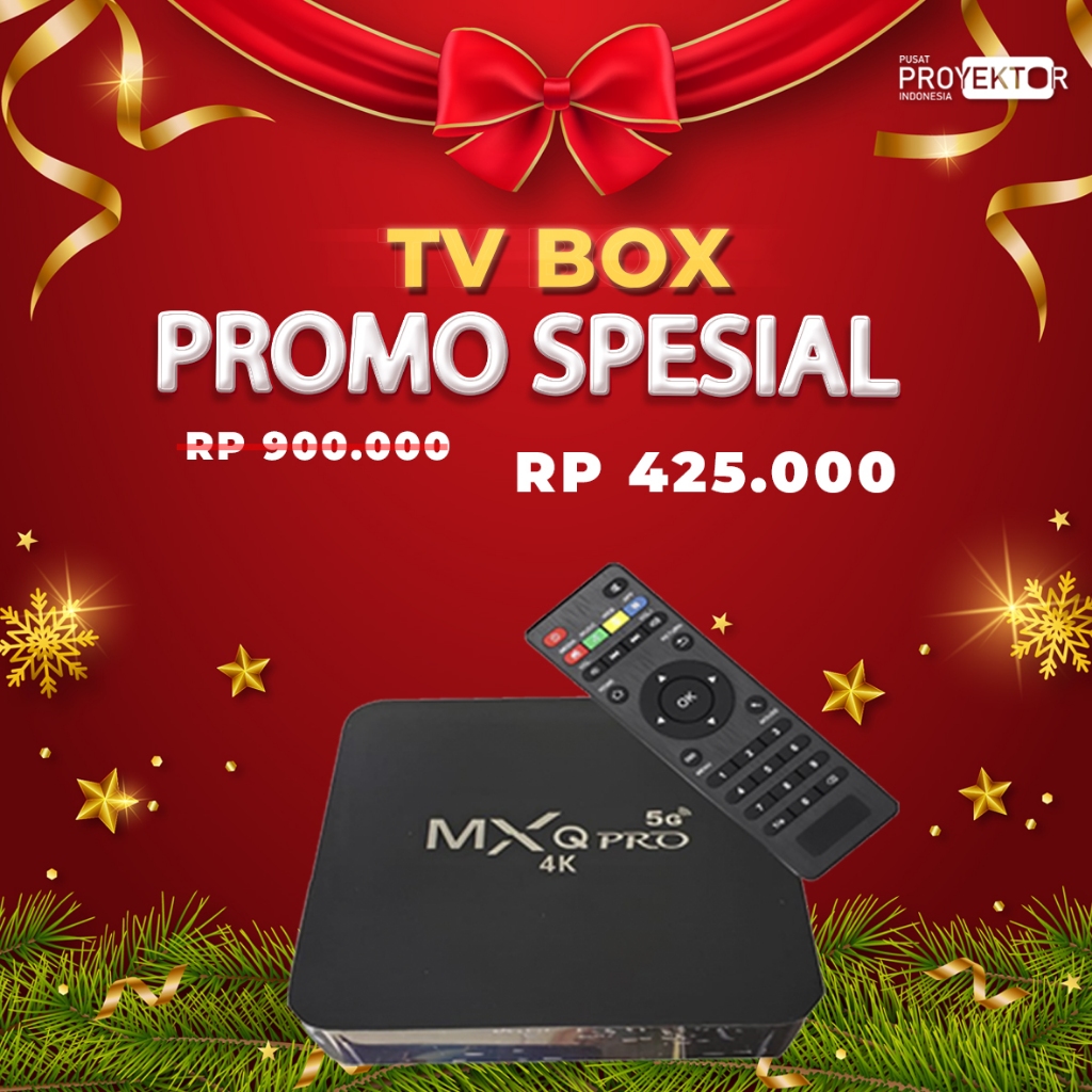 Pusat Proyektor Indonesia - TV Box Real 2/16GB Original | TV Box Android | TV Box RAM 2GB | TV Box A