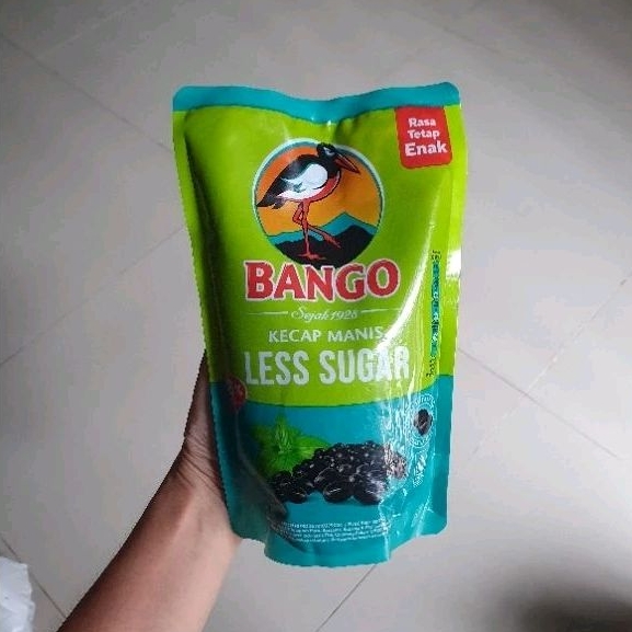 

Bango kecap manis LESS SUGAR refill 520gr