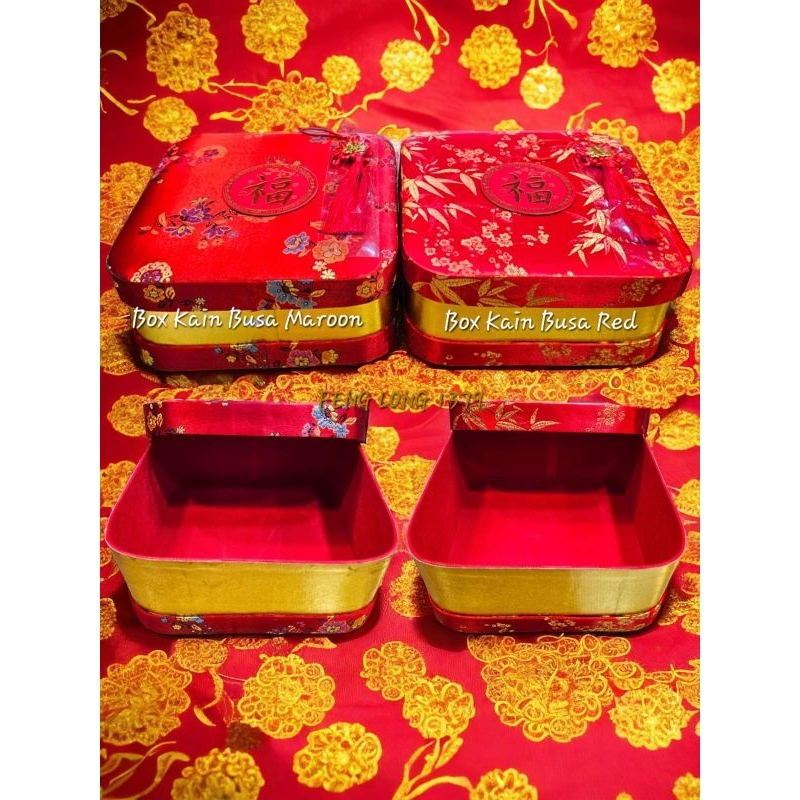 

Box Hampers Handicraft Kotak Parcel Sinchia Tahun Baru Imlek Kain Busa