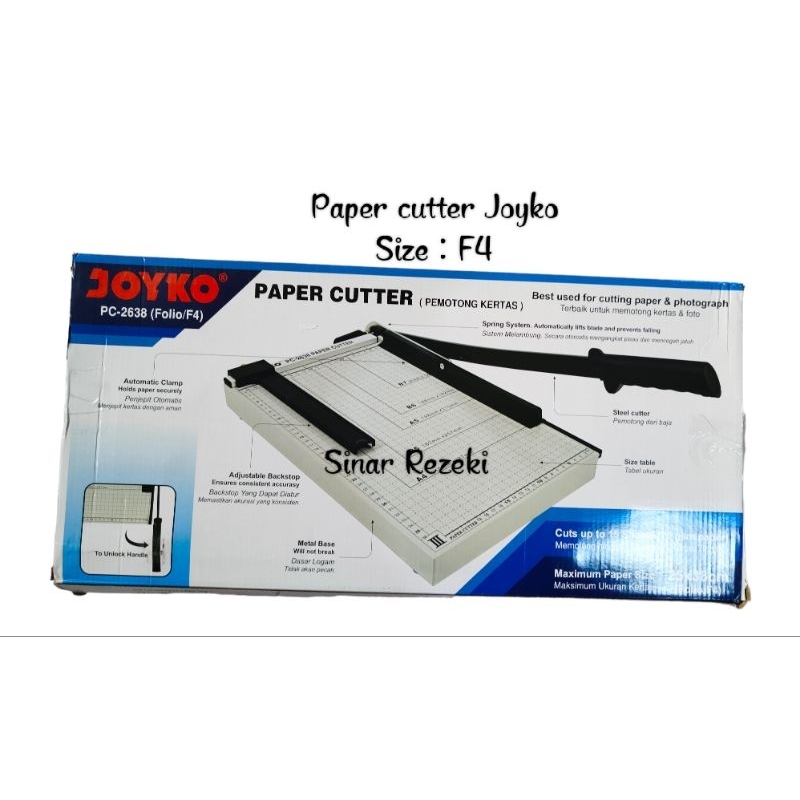

1 buah!! F4!! Paper cutter joyko folio/pemotong kertas joyko
