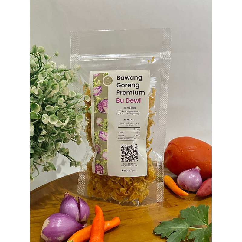 

Bawang Goreng Premium Asli Bawang Sumenep (50 gram)