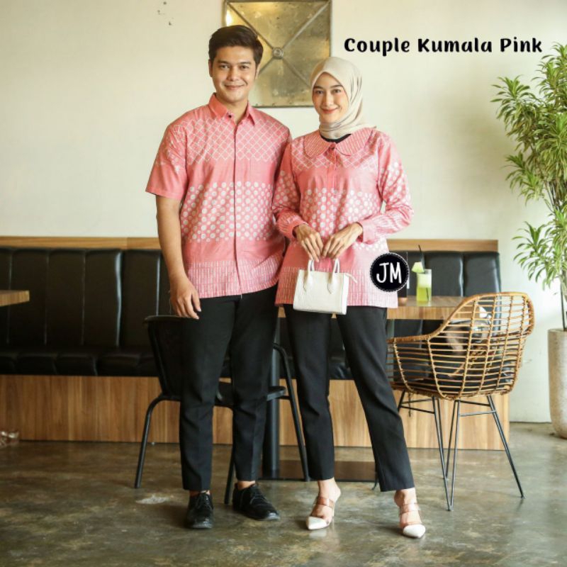 Baju batik couple pasangan Blouse batik modern Kemeja batik M L XL XXL