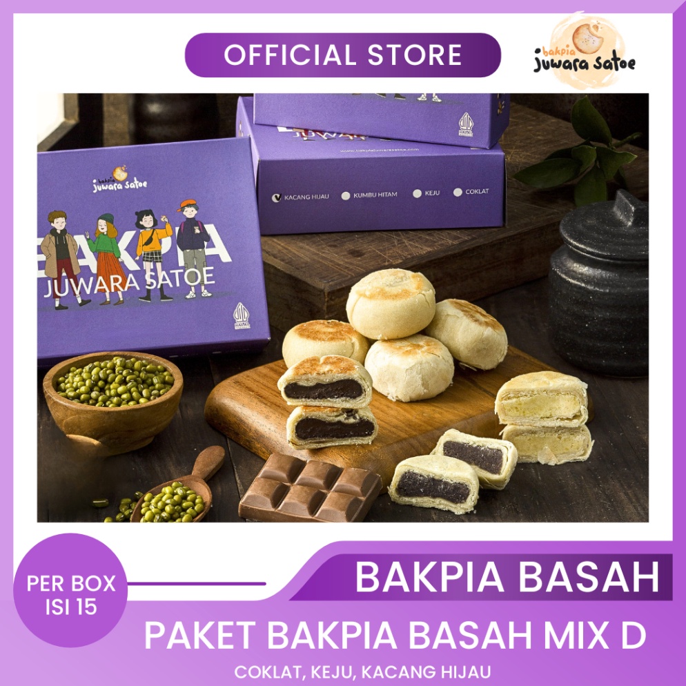 

YZ83RL76 [ 3 BOX ] PAKET BAKPIA BASAH MIX D (ORI, COKLAT, KEJU) - BAKPIA JUWARA SATOE OLEH OLEH KHAS JOGJA 94