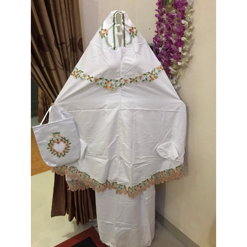 Mukena Sutra Dop + Kasa Dewasa Termurah✅