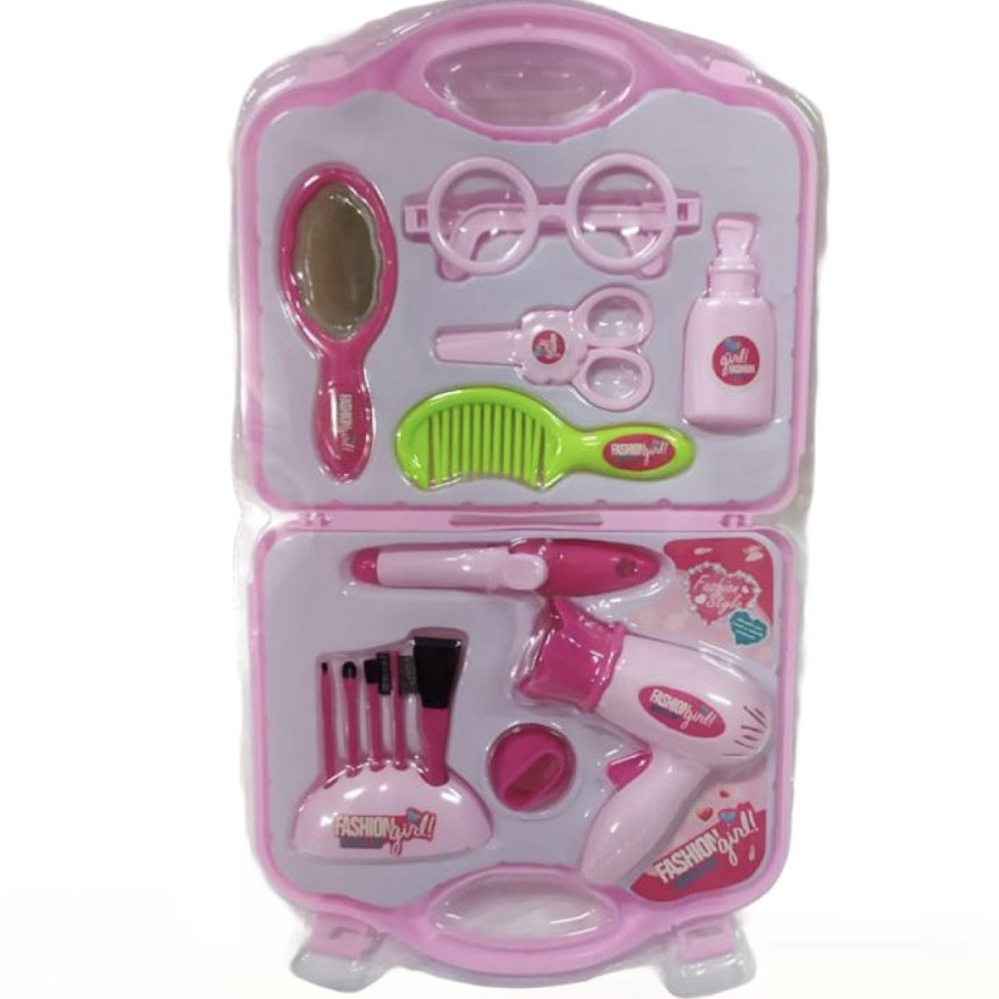 MAINAN EDUKASI MAKE UP SET TAS DRESS UP GIRL