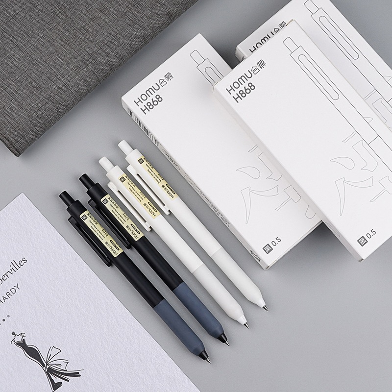

CREFFT.ID Luxury Gel Pen Mekanik 0.5mm / Pulpen Minimalist Aesthetic Style