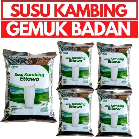 

Mur4h B4nget Susu Kambing Etawa Full Cream Penggemuk Badan Murah 200 Gr Murah_Meriah