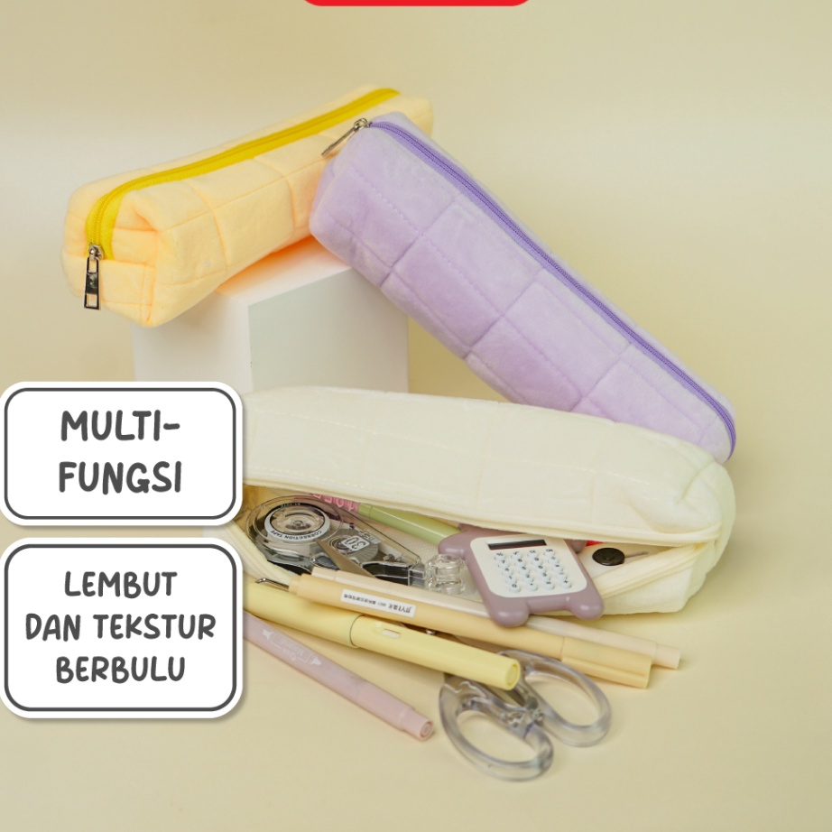 

Bayar Di Tempat Tempat Pensil Bulu Lucu Aesthetic Korea Flashee Kotak Pensil Lucu Muji Style Warna Pastel COD Kantong Pensil Organizer Super Promo