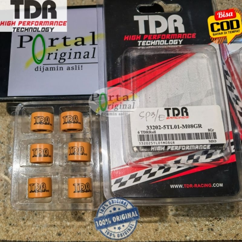 Roller TDR Racing Mio Karbu Sporty J GT 115cc Soul Fino Nouvo Xride X ride 7 8 9 10 Gram gr roler lo