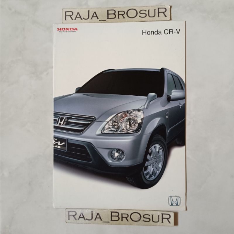 Poster brosur katalog leaflet Honda CRV CR V 2005