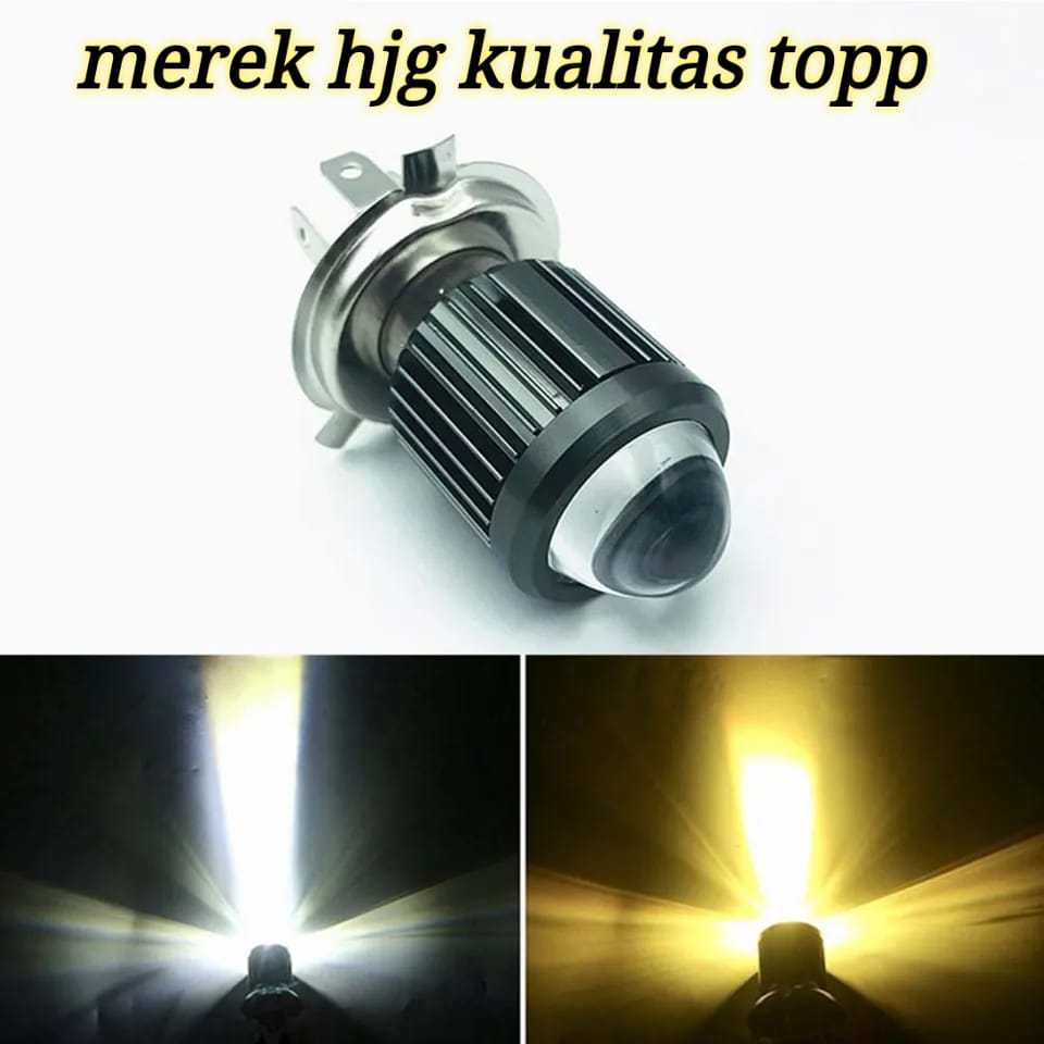 LAMPU TEMBAK H4 LED 2 WARNA HIGLOW CUT OFF KAKI 3