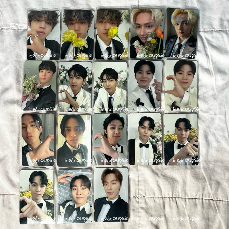 pc carat ver fml seventeen / scoups joshua jun hoshi woozi the8 mingyu dk seungkwan vernon dino / ph