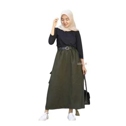 Rok Panjang // Rok Span // Rok Chinos // Rok Chinos Cargo // Rok Cargo // Maxy Skirt // COD Terbaru 