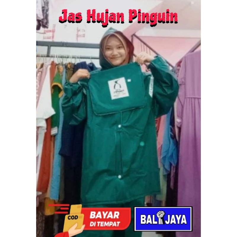 Jas hujan Jaket Celana Tebal Jas Hujan Pinguin Jaket Celana Mantel setelan celana pinguin