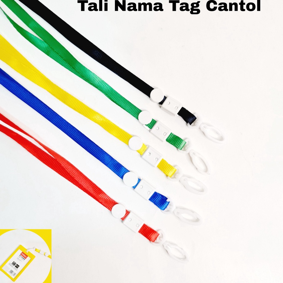 

Terlaris GG Tali Gantungan ID Card Tipe Cantol Plastik(10pc) / Lanyard ID Card / Tali Lanyard/Tali Gantungan Nama Harga Termurah