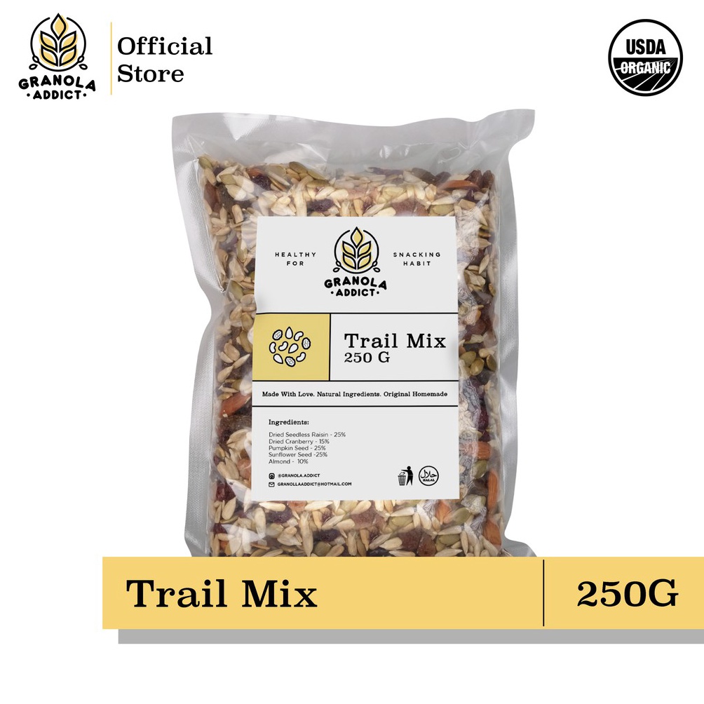

L@@ri3 Granola Addict - Trail Mix (Sunflower, Pumpkin Seeds, Almond, Raisin, Cranberry) 250G [56]