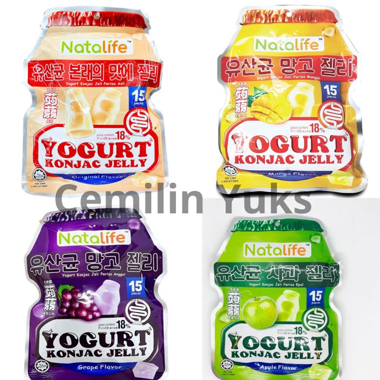 

Kir!m L@ngsung Natalife Yogurt Konjac Jelly 300g Jelly Buah dan Yogurt [44]