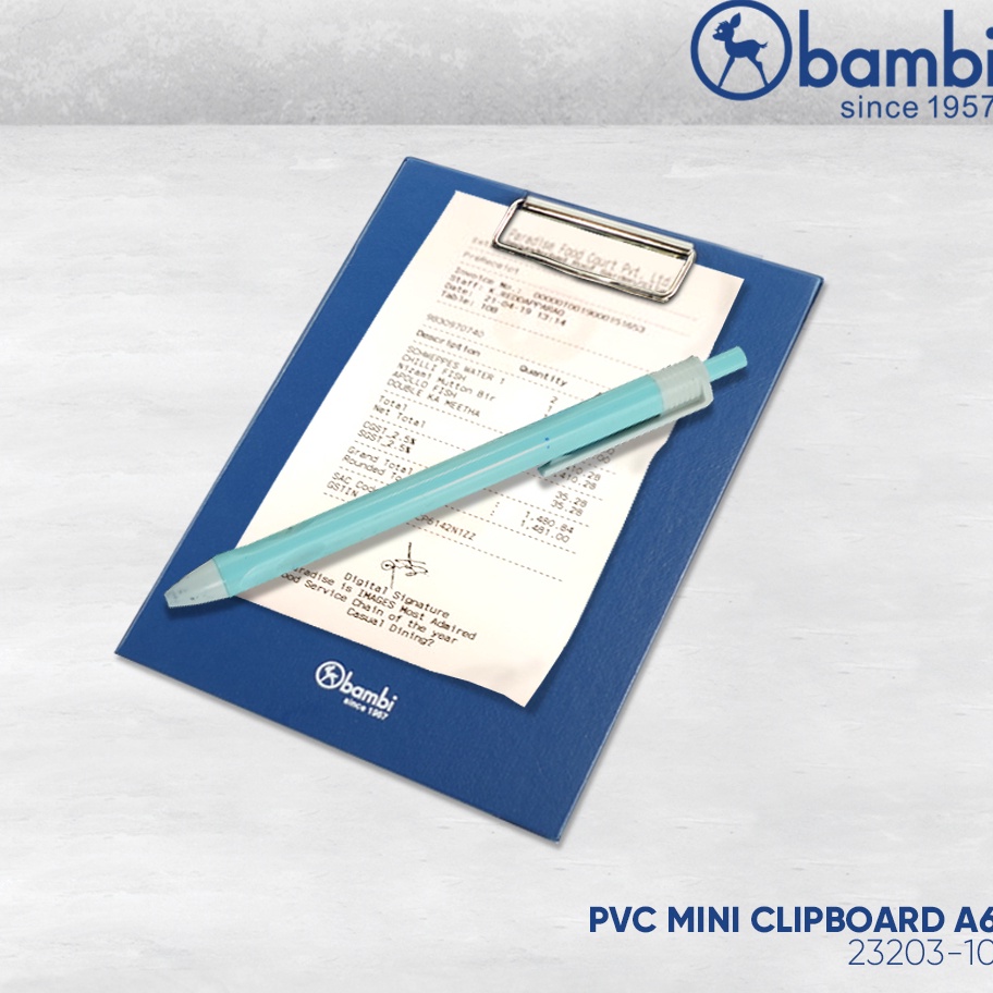 

Ready Bambi PVC Mini Wire Clipboard A6 - 23203 ➫➻❀✺