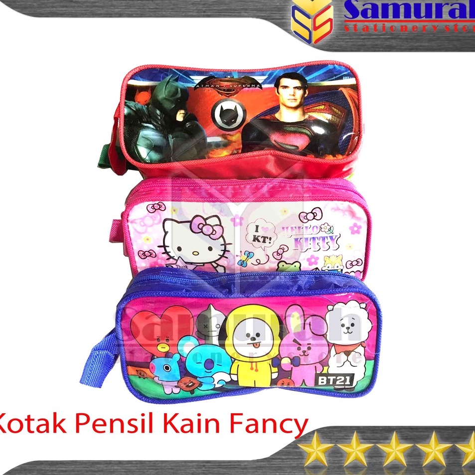 

Best Produk Kotak Pensil Kain Fancy Karakter Lucu Anak / Pensil Case Character / Tempat Pensil Bahan Kain Seleting Ready Stok
