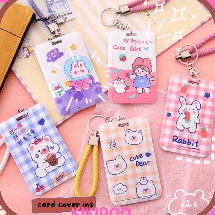 

Baru Kikidoo Card Holder Pelindung Kartu Motif Kartun Gaya Korea Untuk Sekolah/kantor RT51 Ready stock