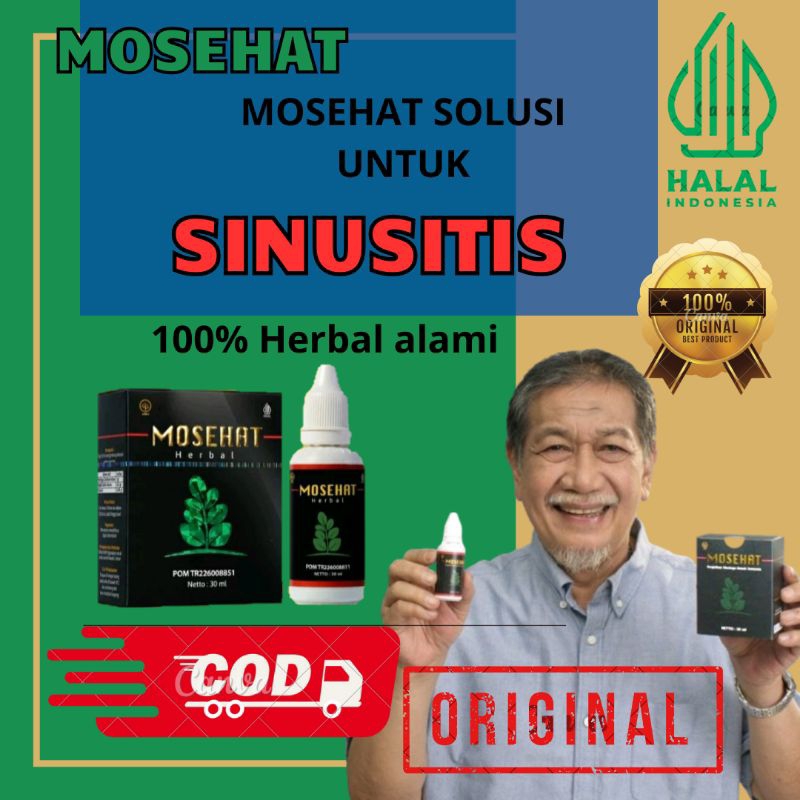 Mosehat obat SINUSITIS kronis herbal alami