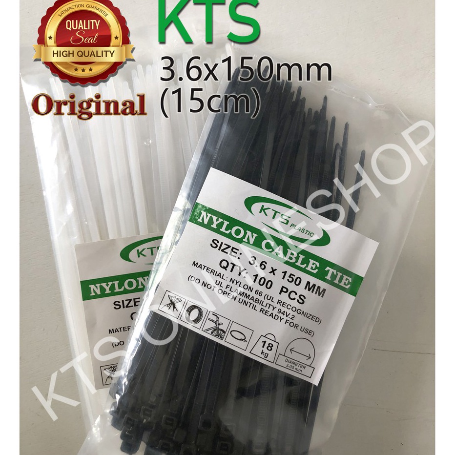 

Ready Stock Kabel ties 3.6x150mm Warna PUTIH/HITAM 1PACK Isi 100PCS Serba Murah