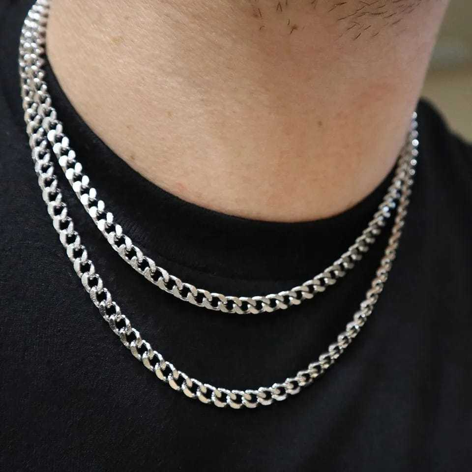 KALUNG TITANIUM PRIA MODEL RANTAI TERBARU ANTI KARAT /KALUNG TITANIUM PRIA / KALUNG RANATI PRIA ANTI