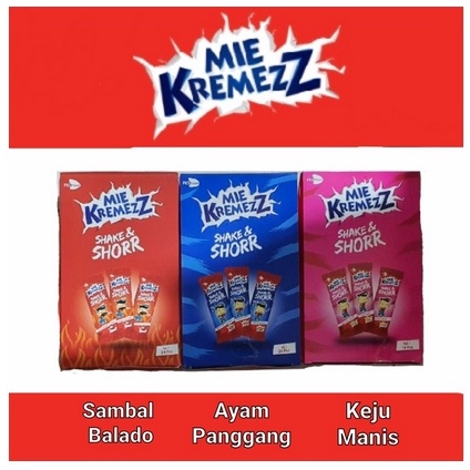 

[YJT] Mie Kremezz Shake & Shorr (Mie Kremes / mie shor)Kemasan Box ➭Diskon