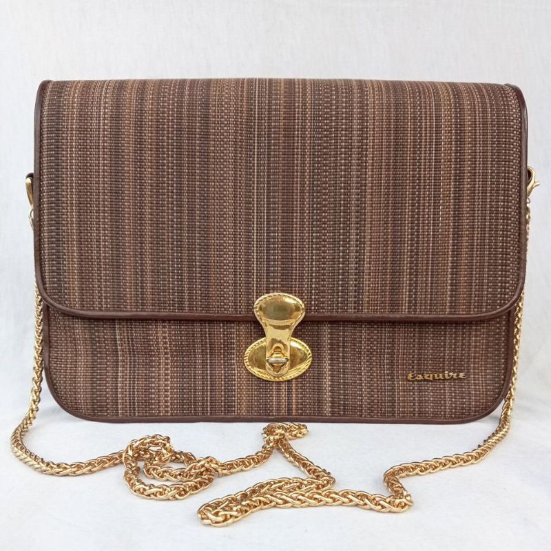 Tas Sling Bag Esquire Collection Rantai Slingbag Wanita Selempang Cewe Slempang Cewek Perempuan Prel