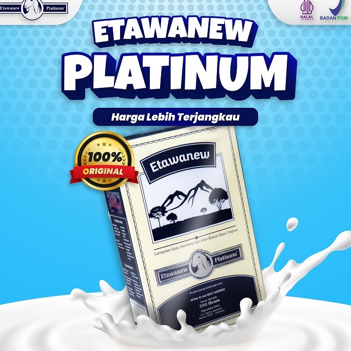 

9U94NT39 ETAWANEW PLATINUM - Susu Kambing Bubuk Jaga Kesehatan Tulang Dan Sendi | Bantu Jaga Daya Tahan Tubuh Terlaku.