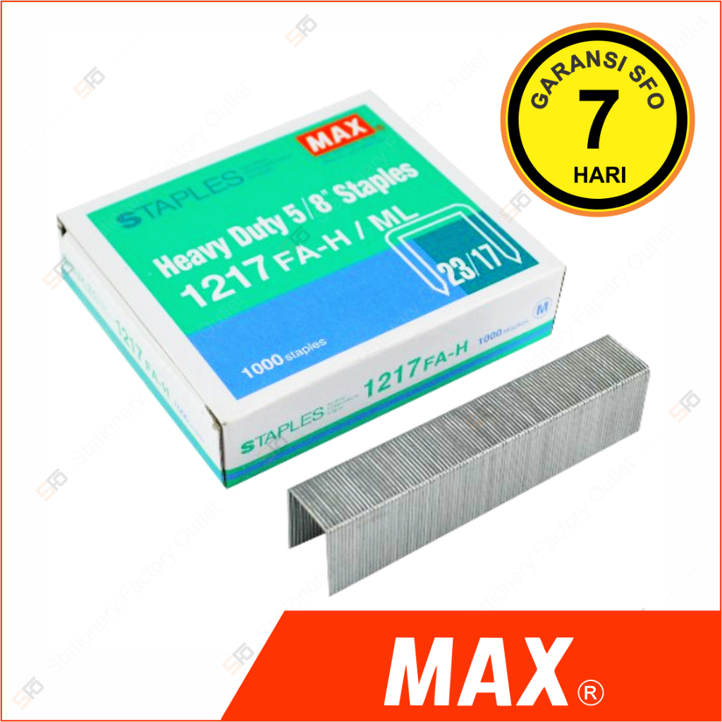 

Isi staples Max No.1217 FA-H - SFO Semarang Official