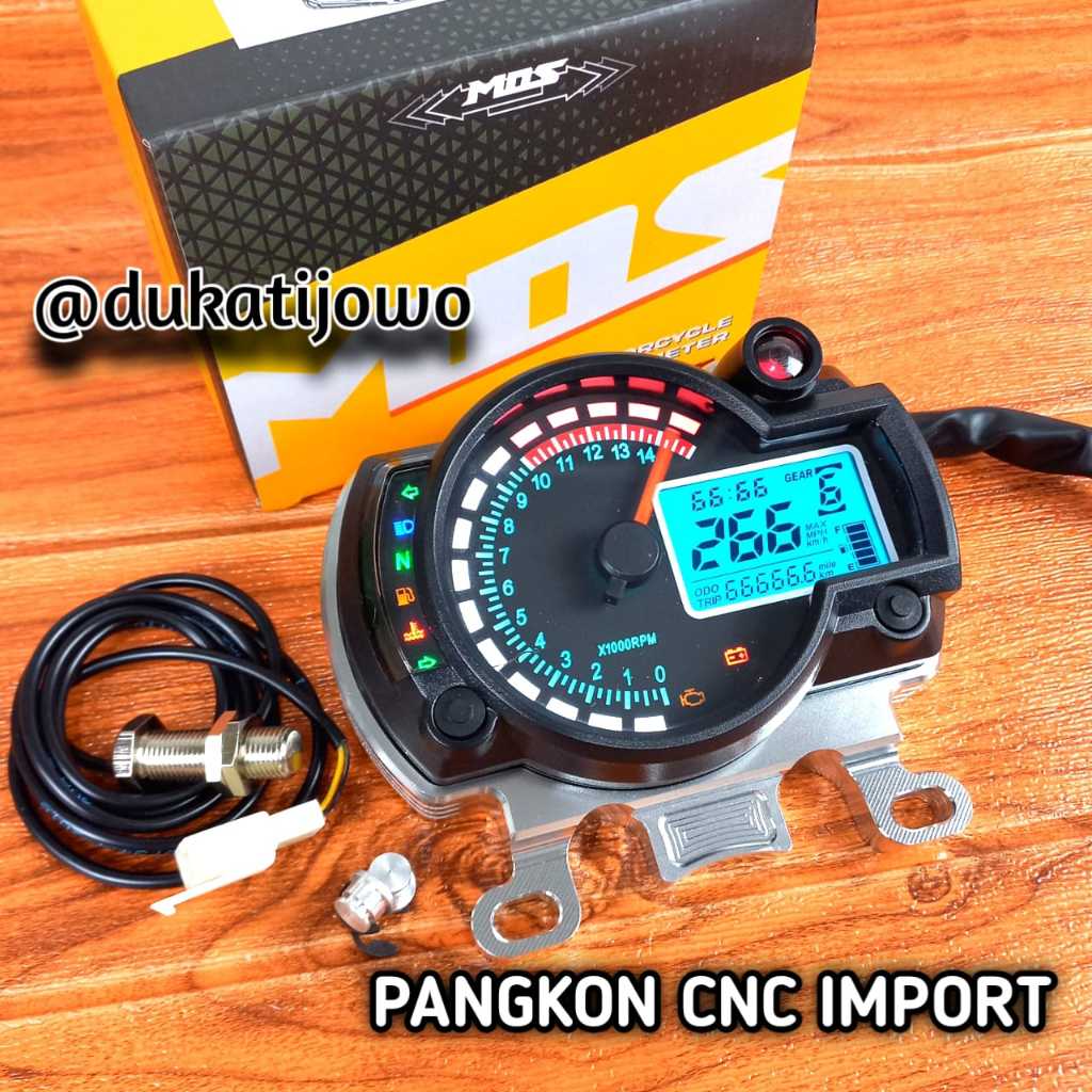 SPEEDOMETER KOSO RX2N SPIDOMETER DIGITAL RX2 N SET PANGKON DUDUKAN CNC SPEDO DIGITAL LED KOSO RX2