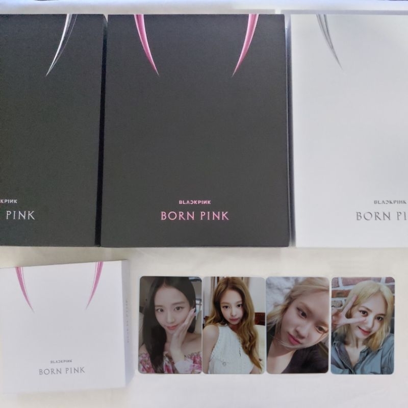 BLACKPINK BORN PINK 2nd ALBUM OFFICIAL KIT BOX SET VER SHUT DOWN PINK VENOM ORIGINAL SHARING PHOTOCA