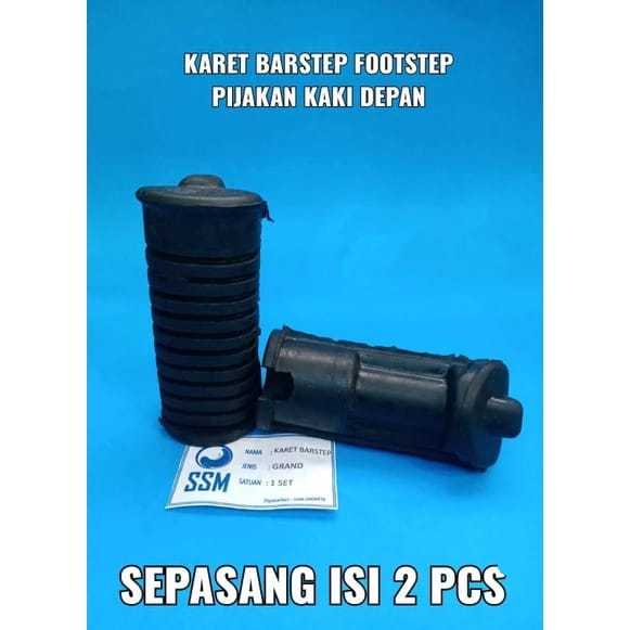 Karet Barstep Footstep Postep Fostep Pijakan Kaki Depan - GRAND / SUPRA 125 / KARISMA / REVO LAMA / 