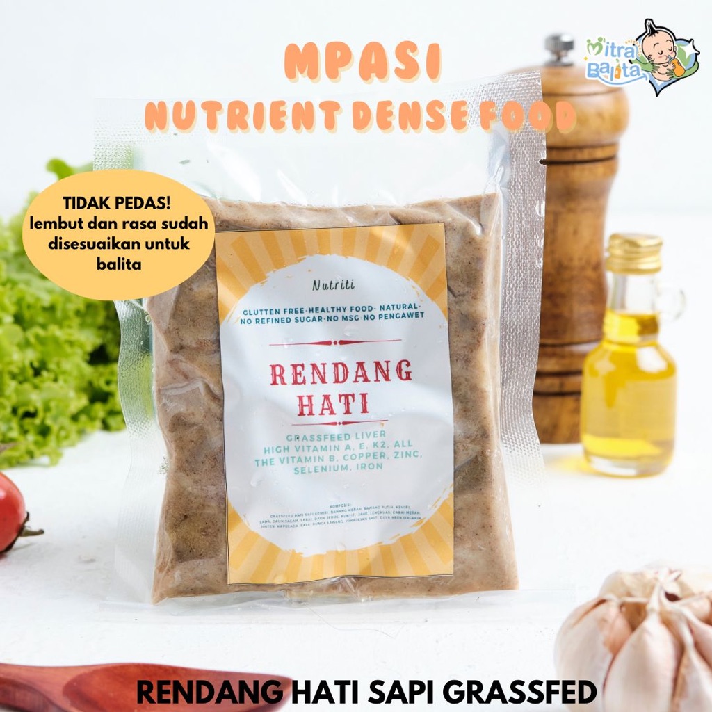 

Nutriti Rendang Hati Sapi Grassfed (Sapi Organik) - Wajib Baca Deskripsi