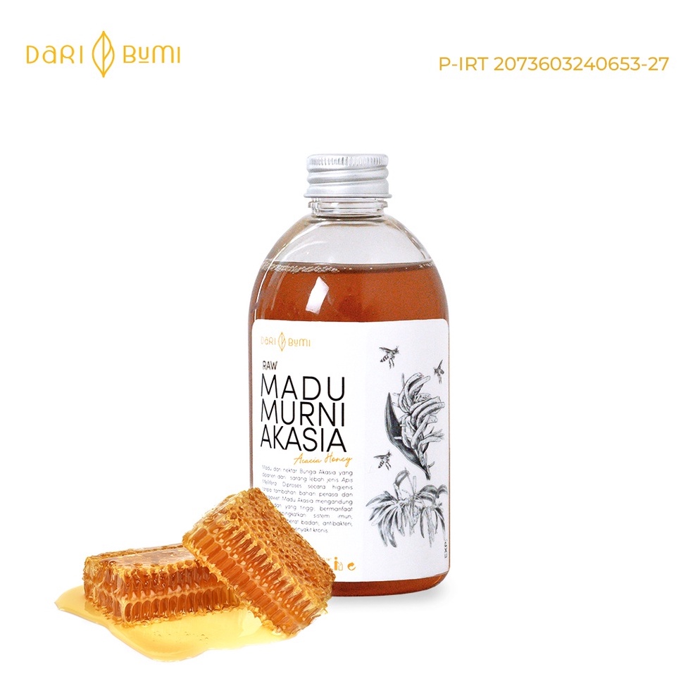 

47 Dari Bumi Madu Murni Akasia 350 Gr Raw Honey Asli Harga Termurah ￣～
