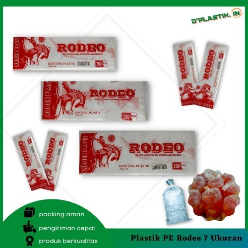 PLASTIK PE KILOAN BENING KANTONG ES UKURAN KECIL SEDANG BESAR 200GR