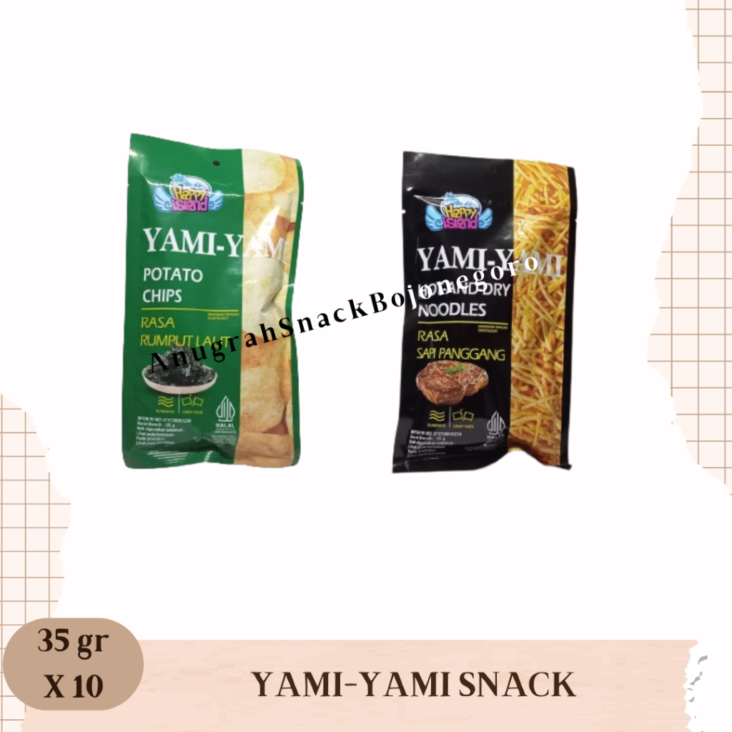 

Yami-Yami Makanan Ringan Ekstrudat 35gr x 10