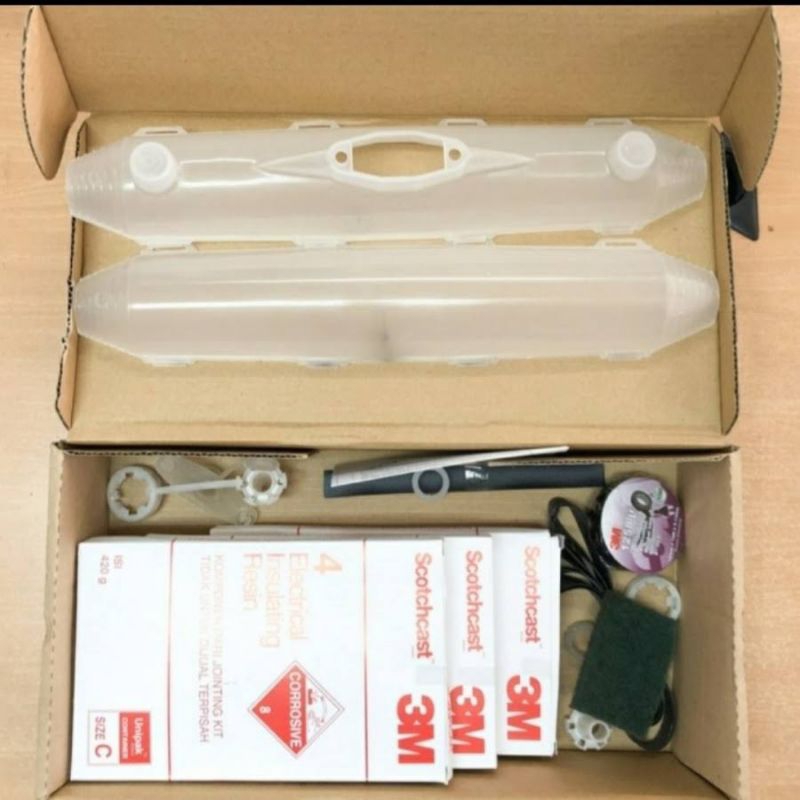 

3M Scotchcast 92-A4 Penyambung Kabel Pengecor Splice Resin Splicingkit