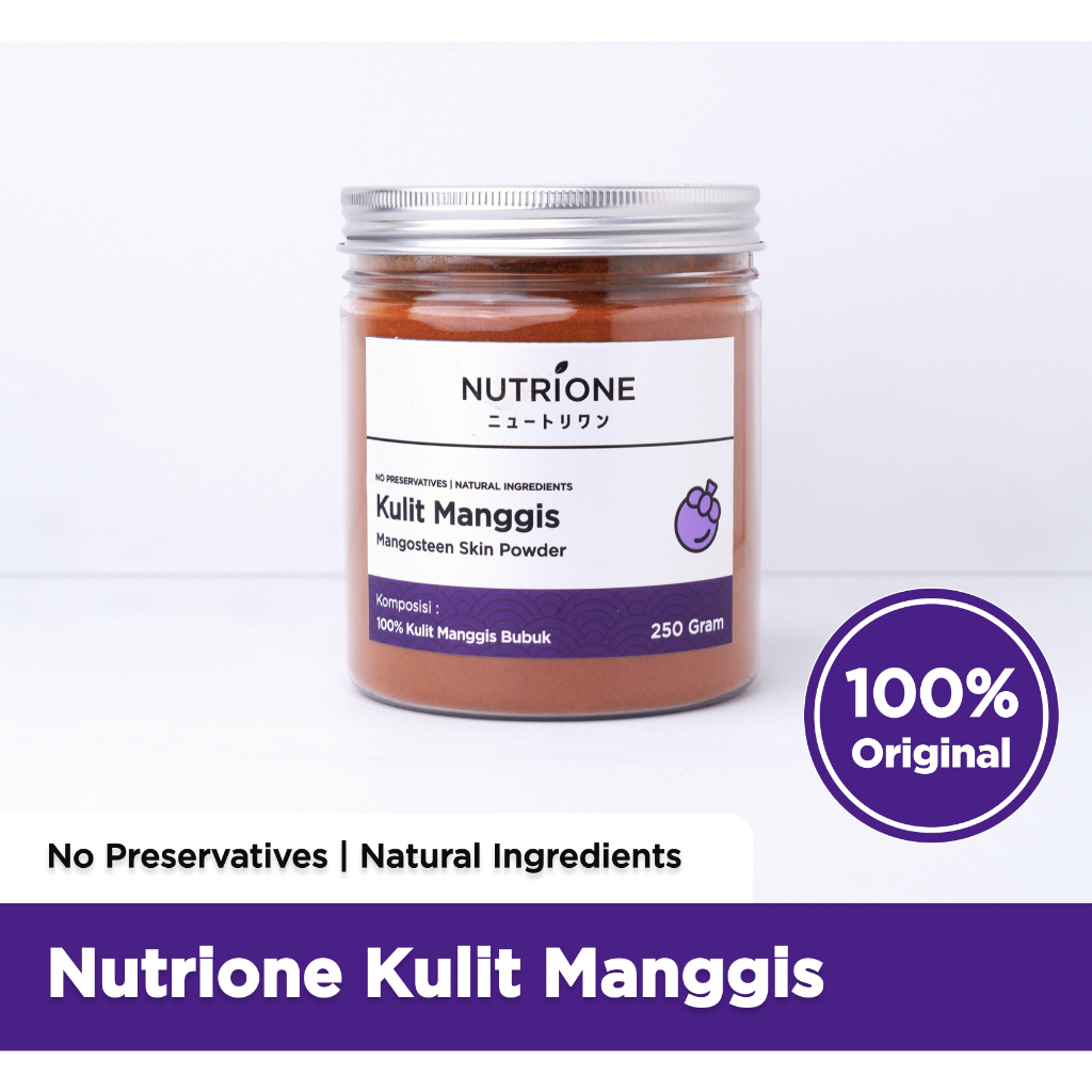 

Kulit Manggis Bubuk / Mangosteen Skin Powder Premium Original Nutrione