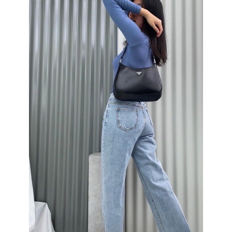 PRA** Cleo Brushed Leather Shoulder Bag