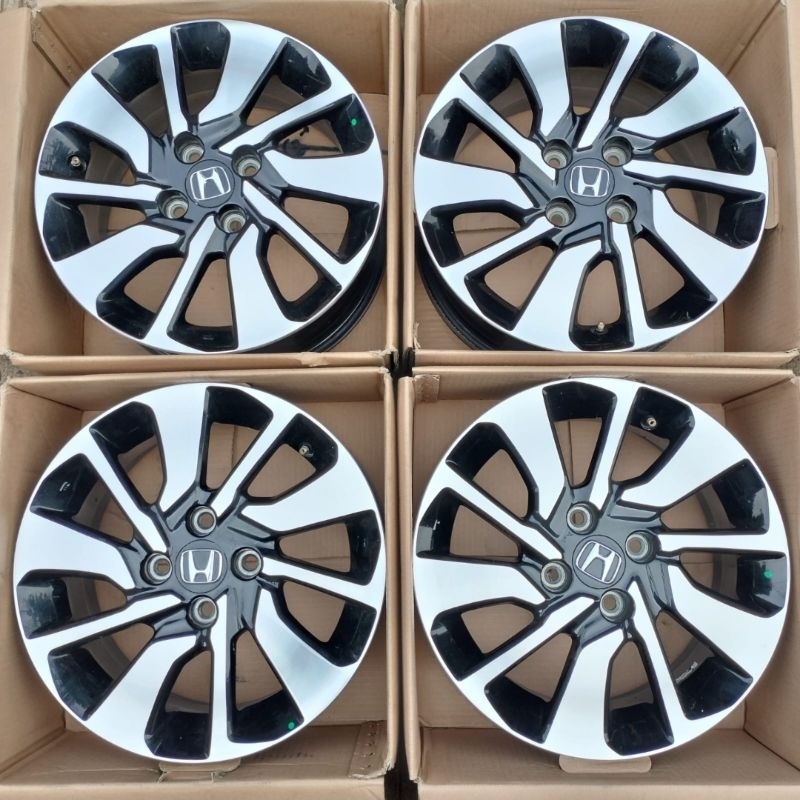 Velg 15 Brio RS Original Asli Honda By Enkei 90% Mulus